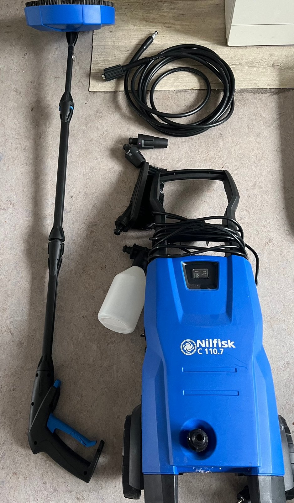Nilfisk C 110.7 hogedrukreiniger – ongebruikt, Tuin en Terras, Hogedrukreinigers, Ophalen, Zo goed als nieuw