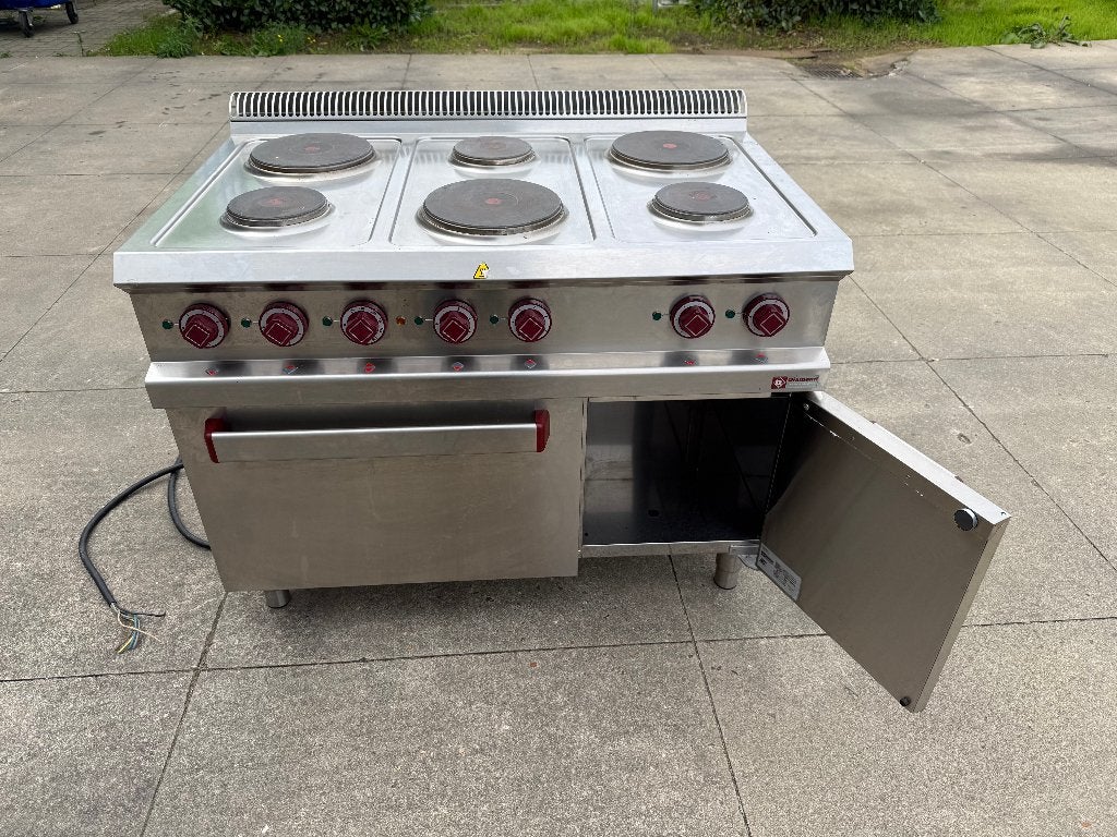 Elektrisch fornuis met oven, Ophalen, Gebruikt, 60 cm of meer, Vrijstaand