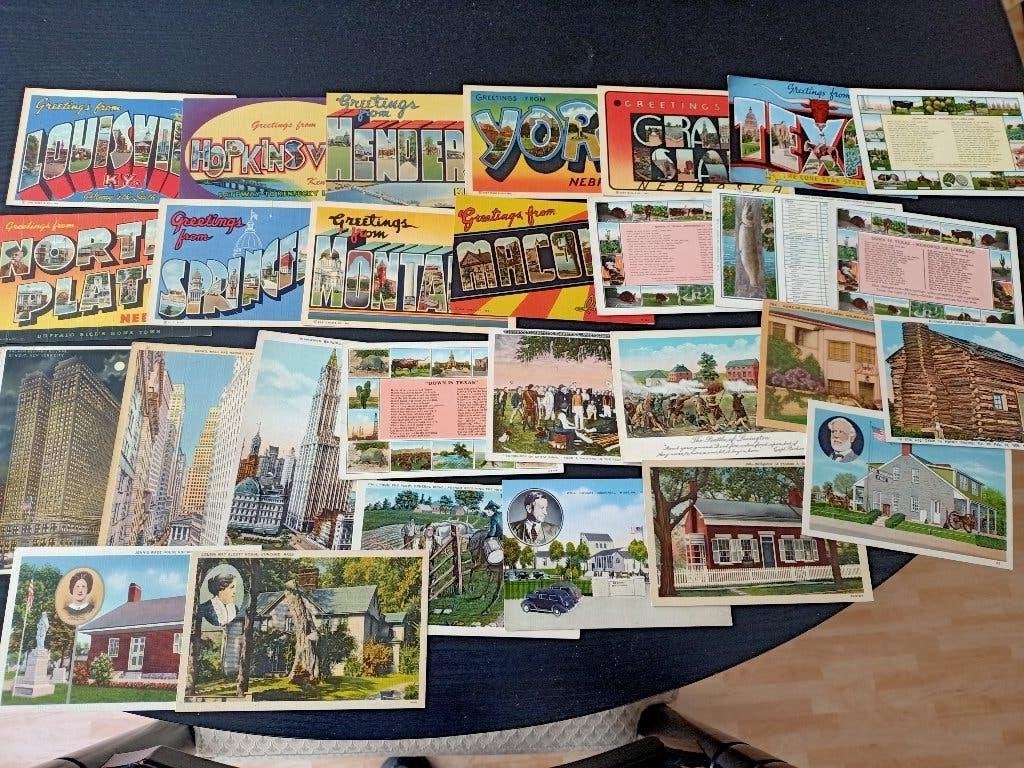 80 oude ZK USA, Verzamelen, Postkaarten | Buitenland, Ophalen of Verzenden