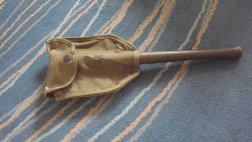 US Army petite pelle avec pochette 1944 et 1945, Enlèvement ou Envoi