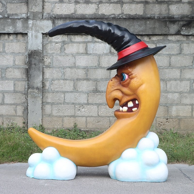 Moon Witch Bench XL – Halloween fotomoment hoogte 185 cm, Ophalen, Nieuw