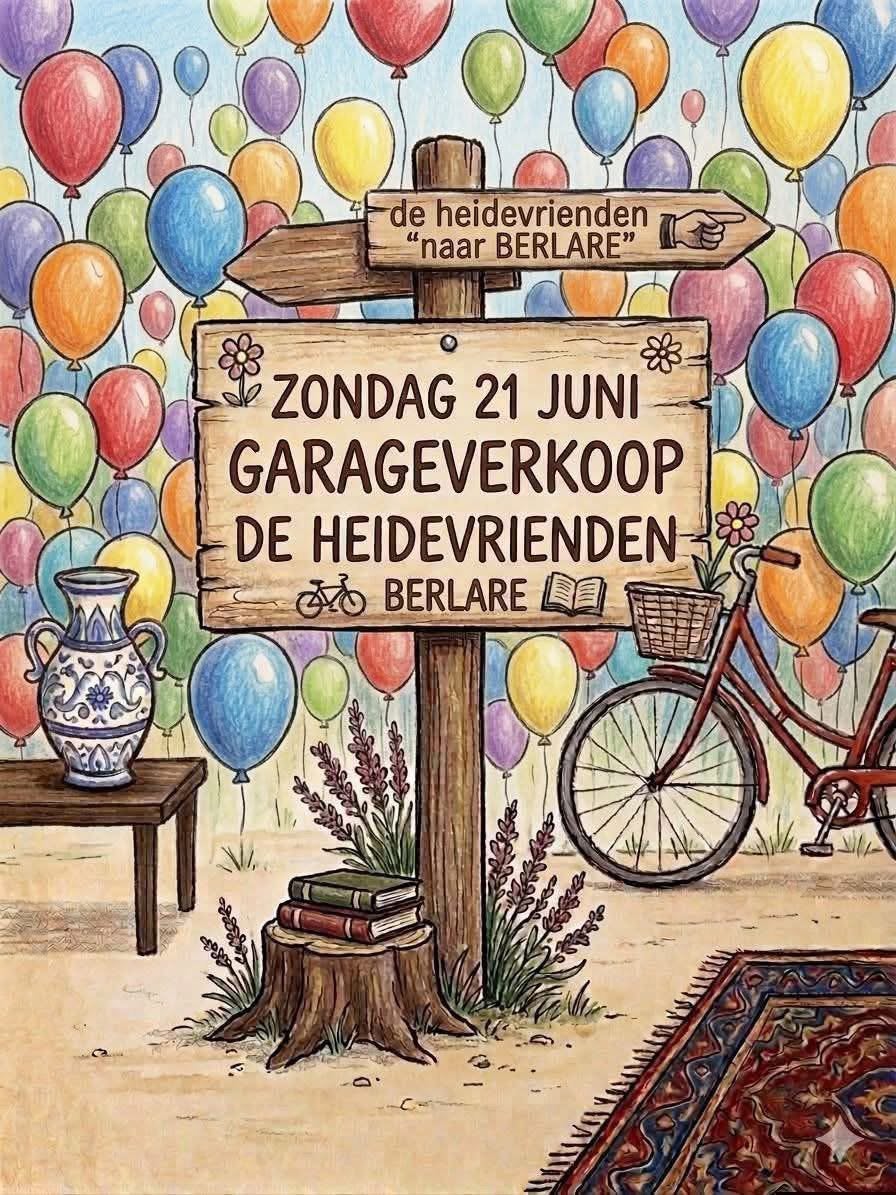 Nu zondag grote garageverkoop in Berlare!!!!, Ophalen, Zo goed als nieuw