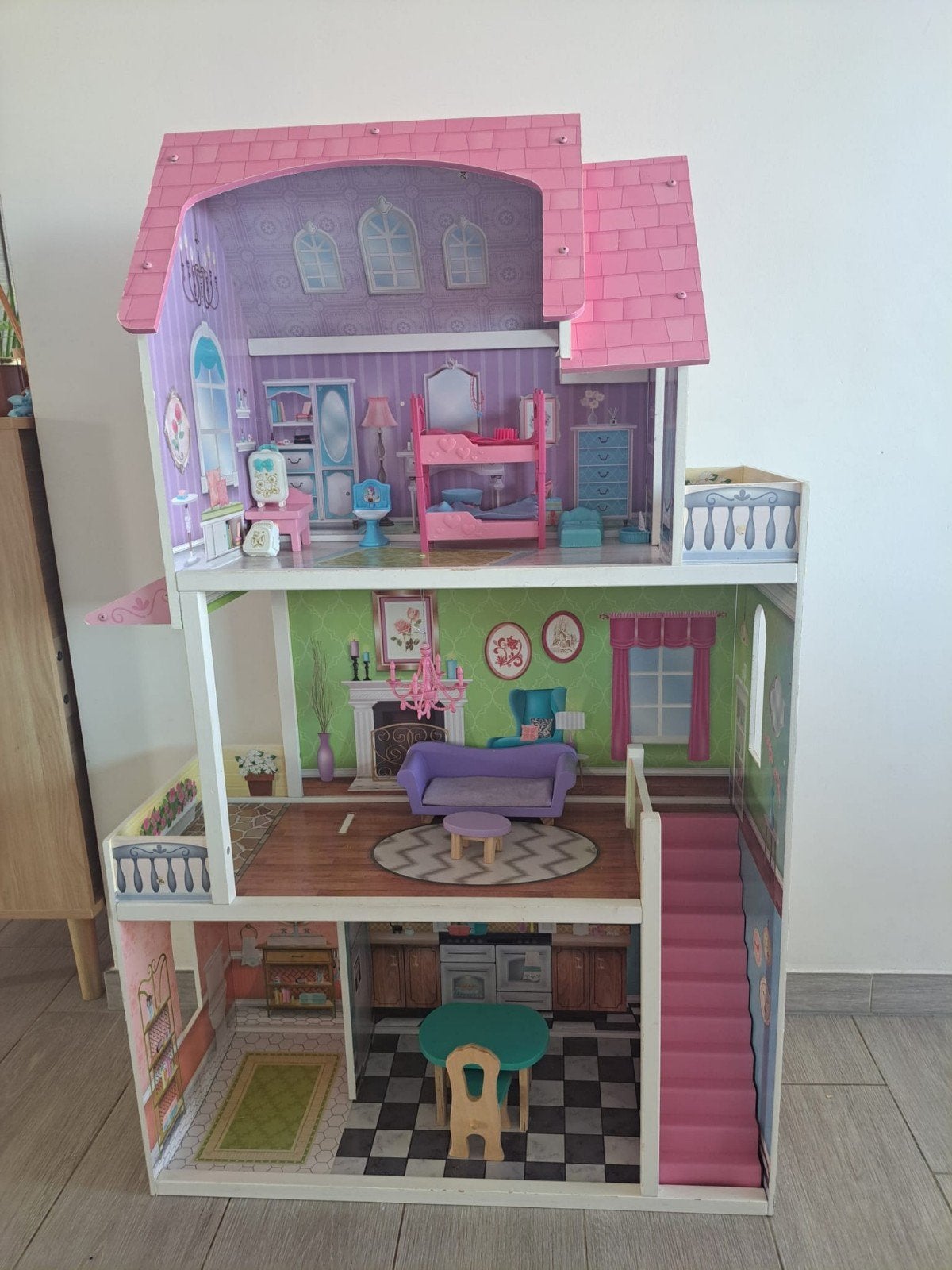 mooi groot houten poppenhuis kidkraft, Enlèvement, Maison de poupées