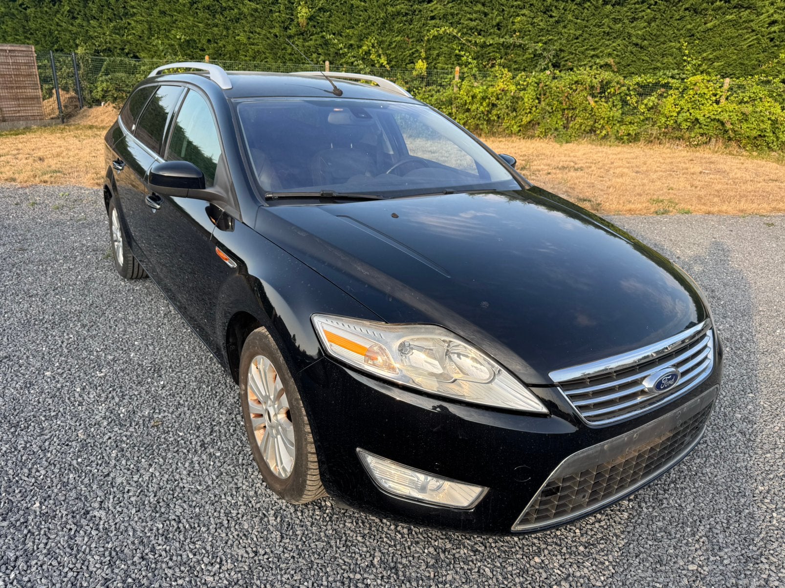 Ford mondeo break 2.0 tfci 140pk ghia, Auto's, Zwart, Leder, Break, Particulier