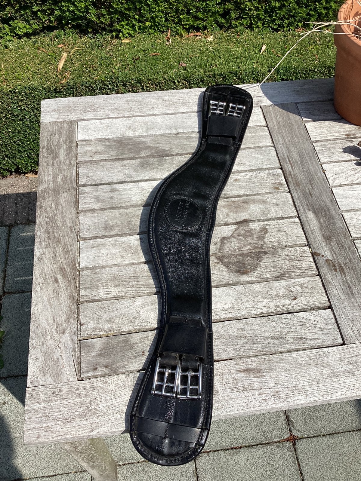 Dressuur singel anatomisch Ideal - 65cm - zwart, Ophalen, Zo goed als nieuw, Dressuur