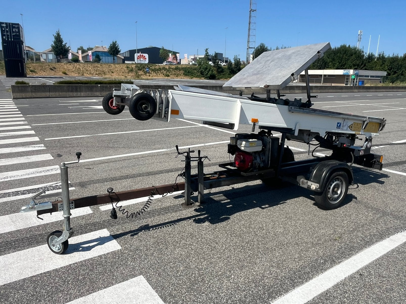 Bocker Junior, Ophalen, Benzine, Heftruck