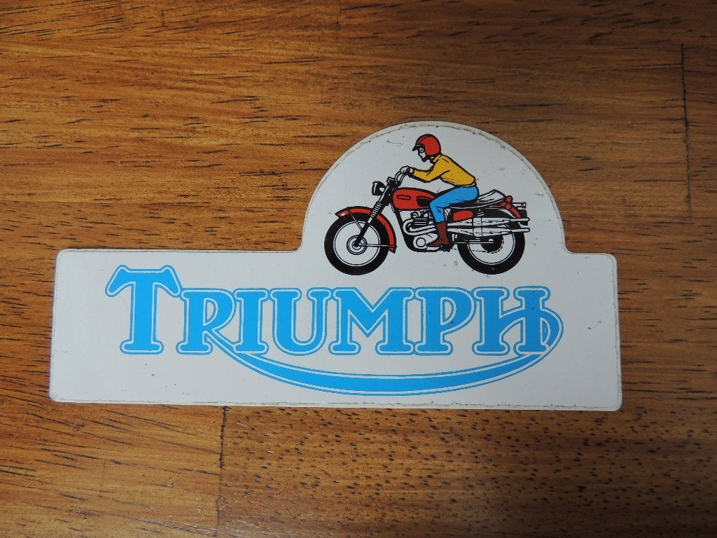 triumph moto sticker, Verzamelen, Stickers, Ophalen of Verzenden, Zo goed als nieuw