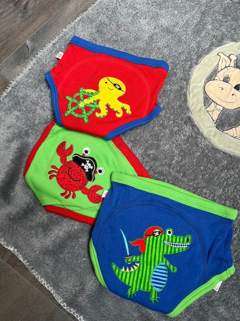 merk Zoocchini 3 oefenbroekjes zindelijkheidstraining 2-3 j, Kinderen en Baby's, Ophalen, Nieuw, Zoocchini, Jongen