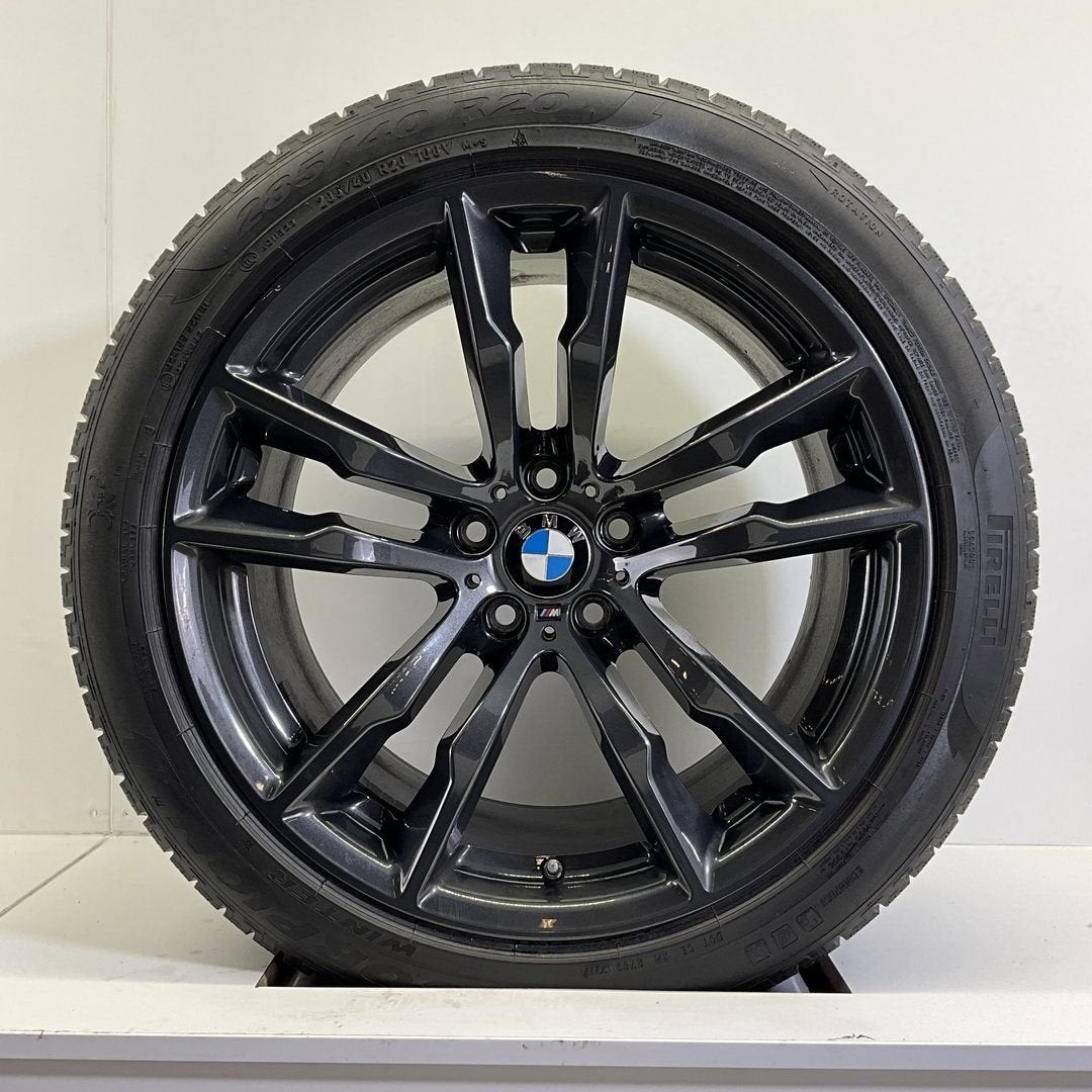 BMW X5 F15 EN X6 F16 SET VELGEN + WINTERBANDEN 20 INCH ORIG., Pneus et Jantes, Pneus hiver, 285 mm, Véhicule de tourisme