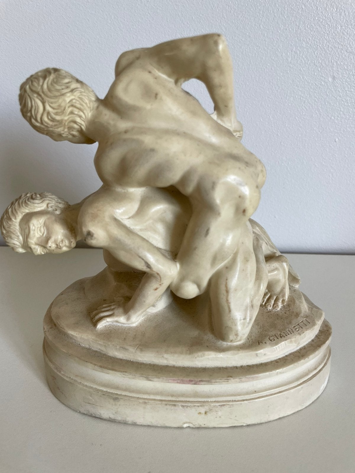 Statue <les lutteurs>de Giannetti !, Enlèvement ou Envoi, Utilisé