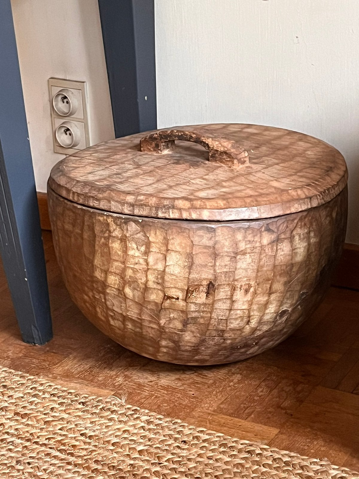 Houten mand, Ophalen, Zo goed als nieuw, Mand