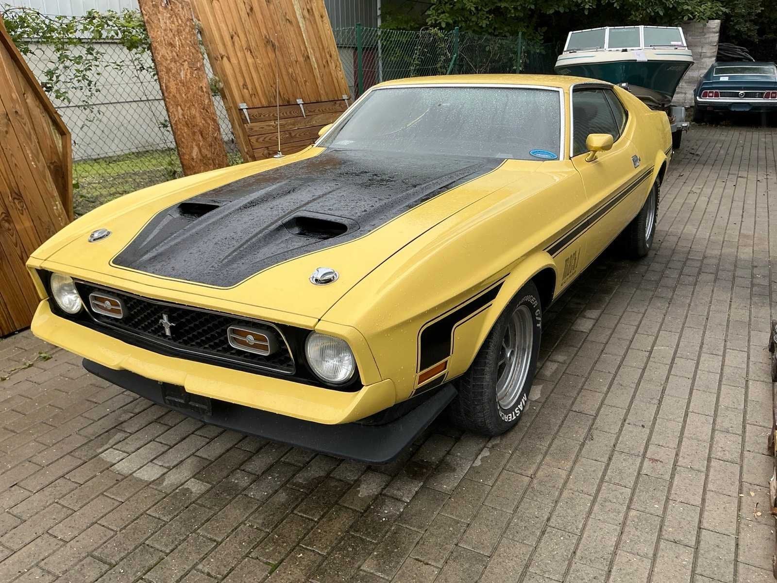 1972 Ford Mustang Mach 1 - origineel voertuig en klassieker, Auto's, Overige brandstoffen, Bedrijf, Overige carrosserie, Ford