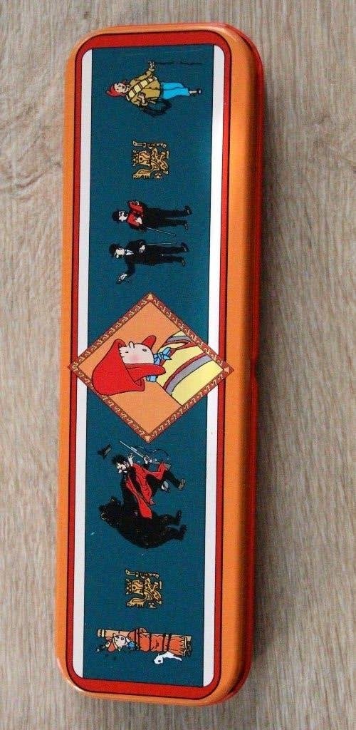 plumier Tintin Temple soleil zonnetempel pennendoos Kuifje, Verzenden, Kuifje, Zo goed als nieuw
