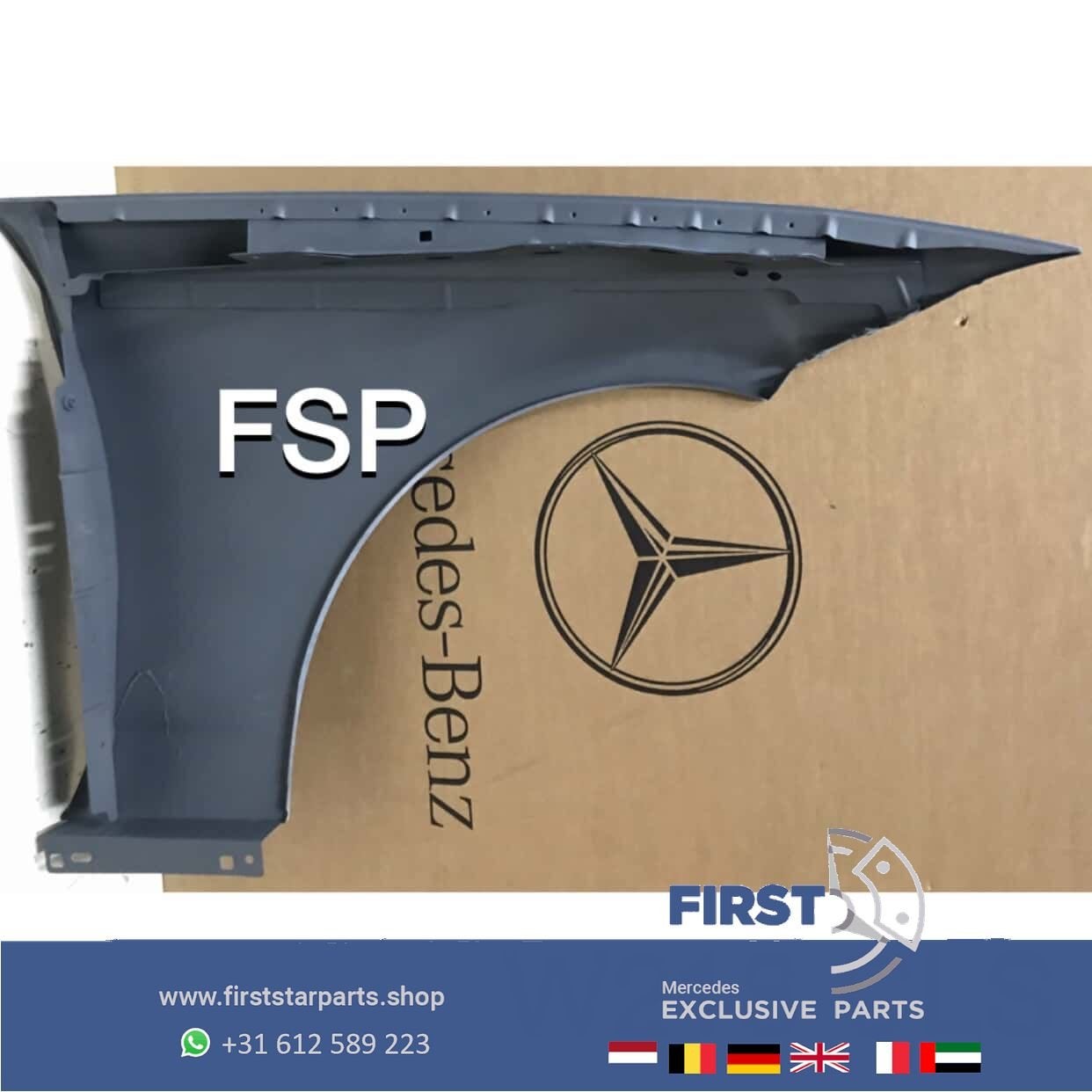 W218 C218 CLS VOORSCHERM RECHTS ZIJSCHERM SCHERM Mercedes 20, Gebruikt, -, Rechts, Ophalen of Verzenden