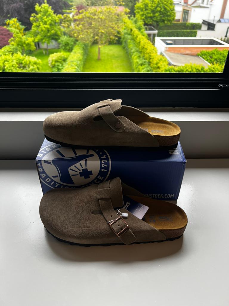Birkenstock boston green, Kleding | Heren, Schoenen, Overige kleuren, Nieuw, Ophalen of Verzenden, Pantoffels of Sloffen
