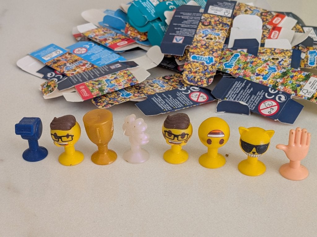 Emoji  Aldi  van vorige jaren  +doosjes, Aldi, Ophalen of Verzenden
