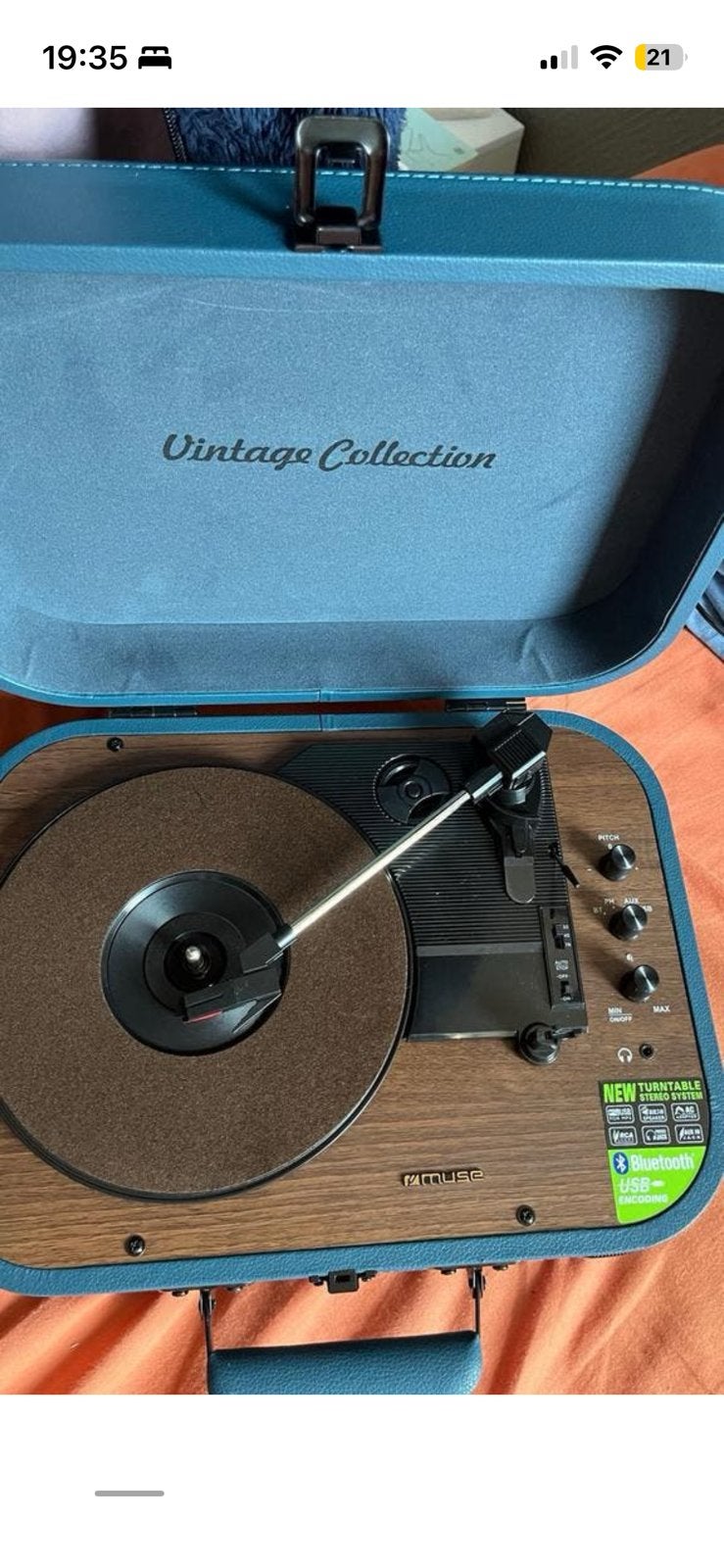 Tourne‑disque vintage Muse MT‑201 OB, Enlèvement, Comme neuf
