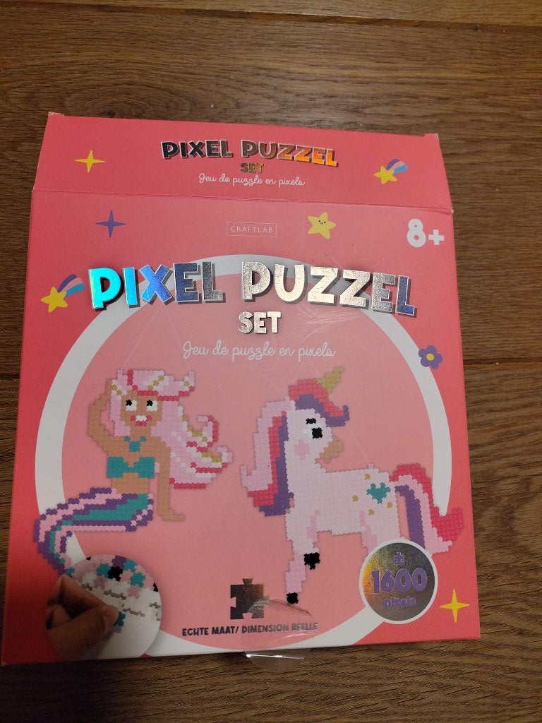 pixel puzzel, Ophalen, Meer dan 1500 stukjes, Zo goed als nieuw, Legpuzzel
