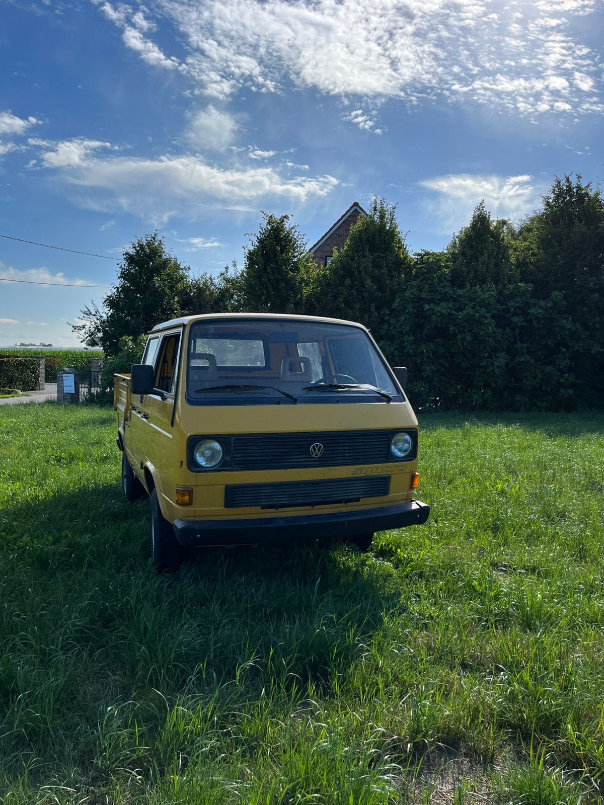 VW Volkswagen T3 Doka Syncro, Auto's, Beige, 2550 kg, Geel, Handgeschakeld