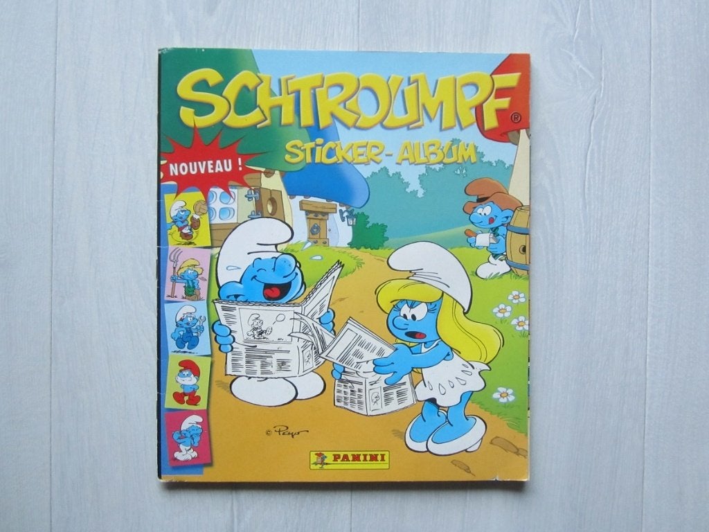 Album Panini - Les Schtroumpfs - complet, Enlèvement ou Envoi, Utilisé, Bande dessinée ou Dessin animé