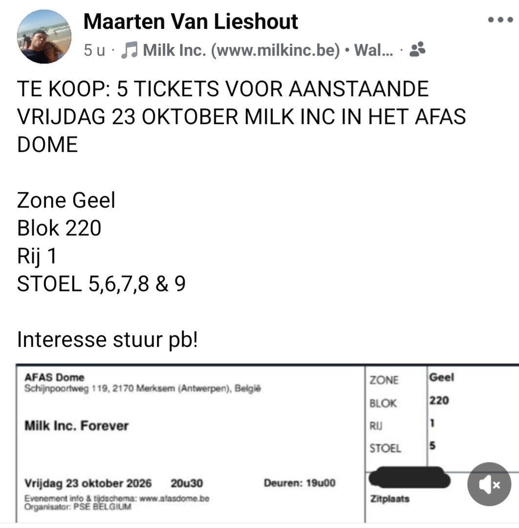 Tickets, Tickets en Kaartjes