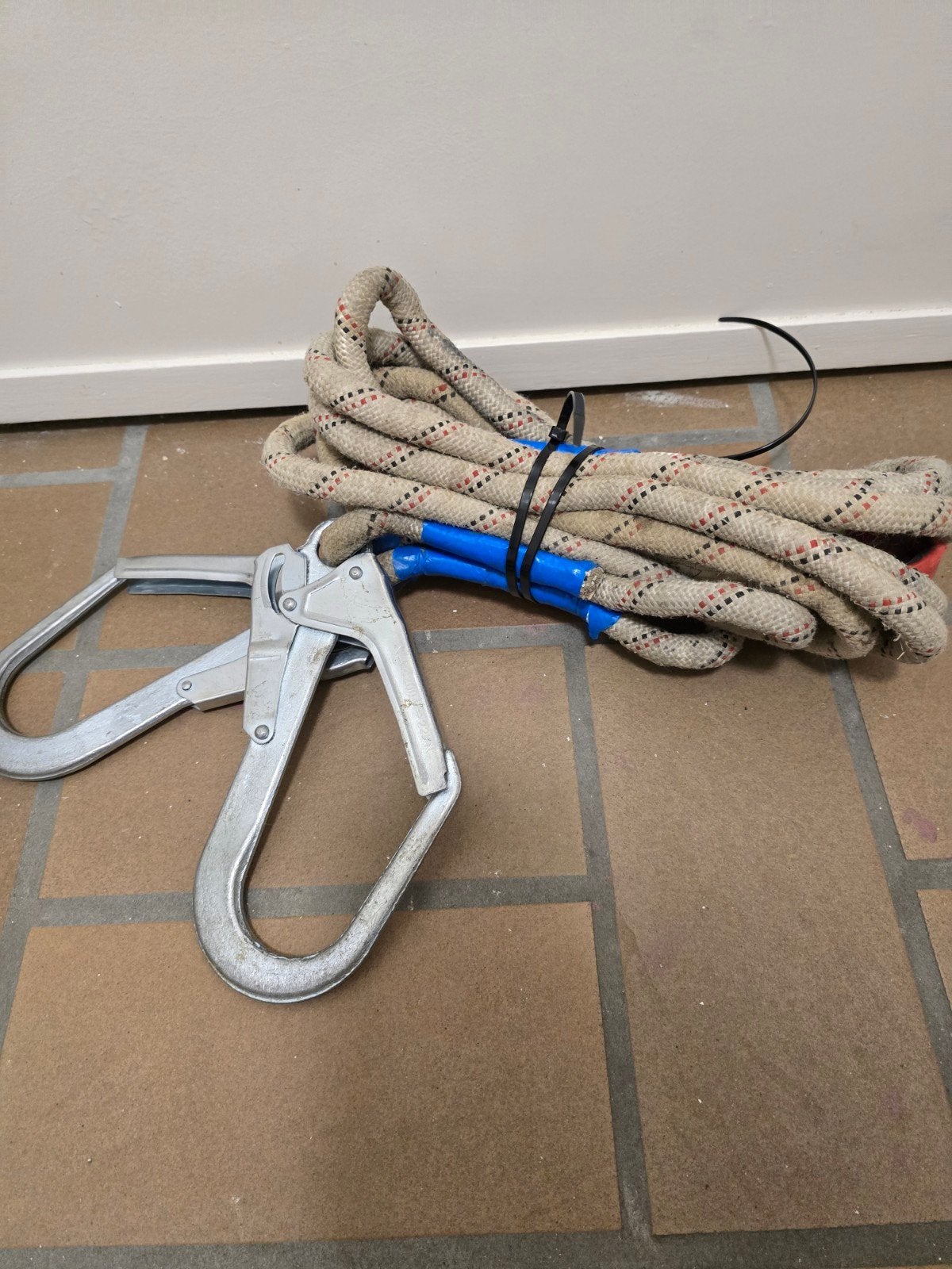 Professionele Valbeveiliging Set - Harnas met Dubbele Vallij, Ophalen