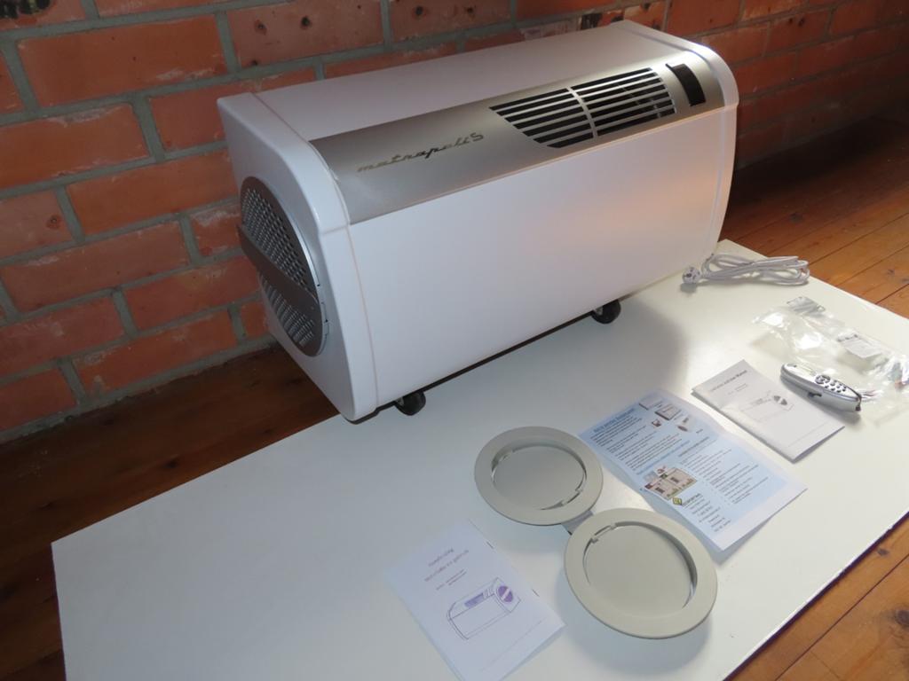 Monoblock airco refroidissement et chaufage, Electroménager, Climatiseurs, 60 à 100 m³, Comme neuf, Climatisation murale, Classe énergétique A ou plus économe