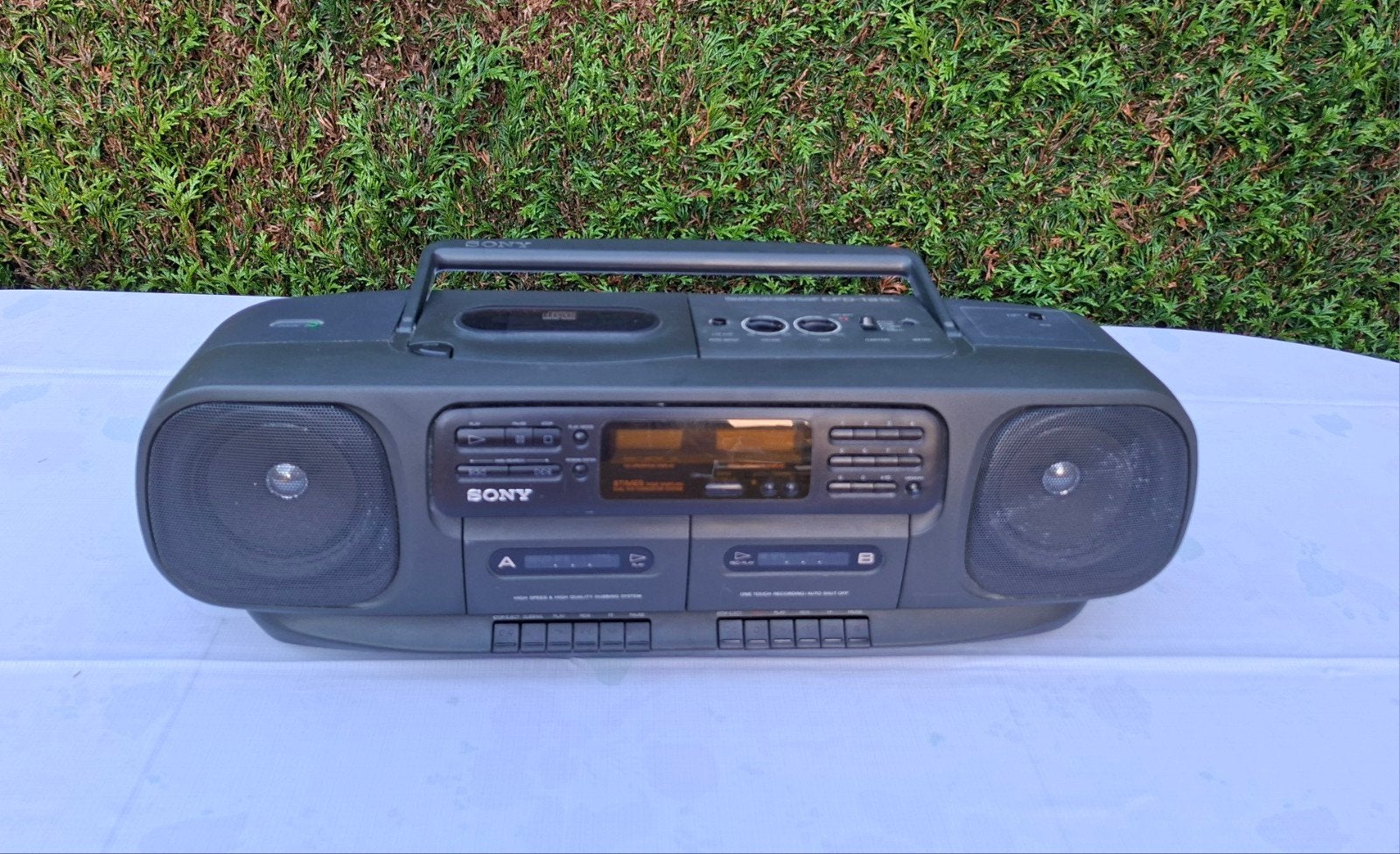Vintage Sony CFD-125L boombox – CD, cassette, radio, Ophalen