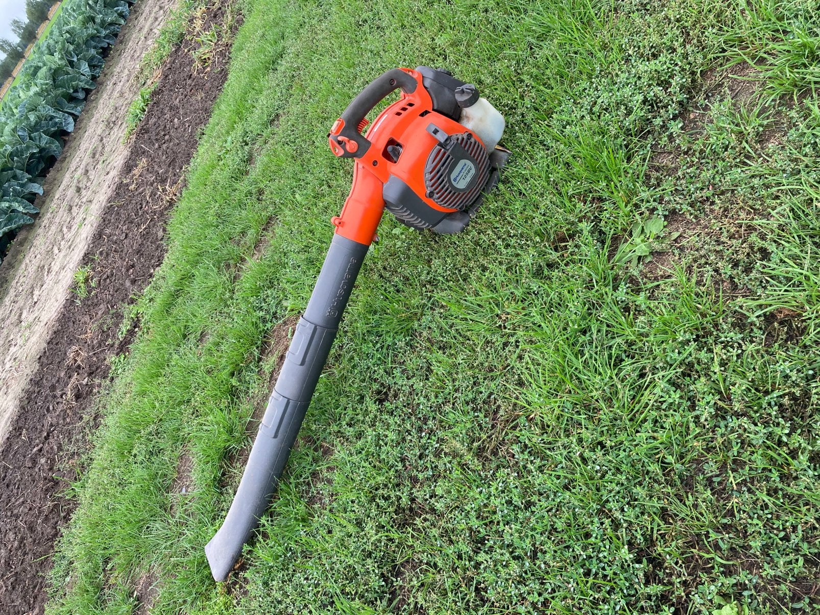 Husqvarna 125BV, Ophalen, Benzine, Gebruikt, Met opvangzak