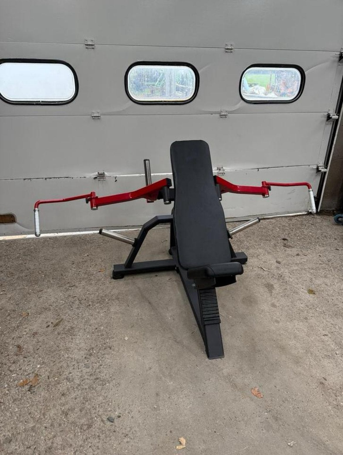 Plate loaded incline fly machine / fly / butterfly, Enlèvement, Utilisé, Bras, Autres types