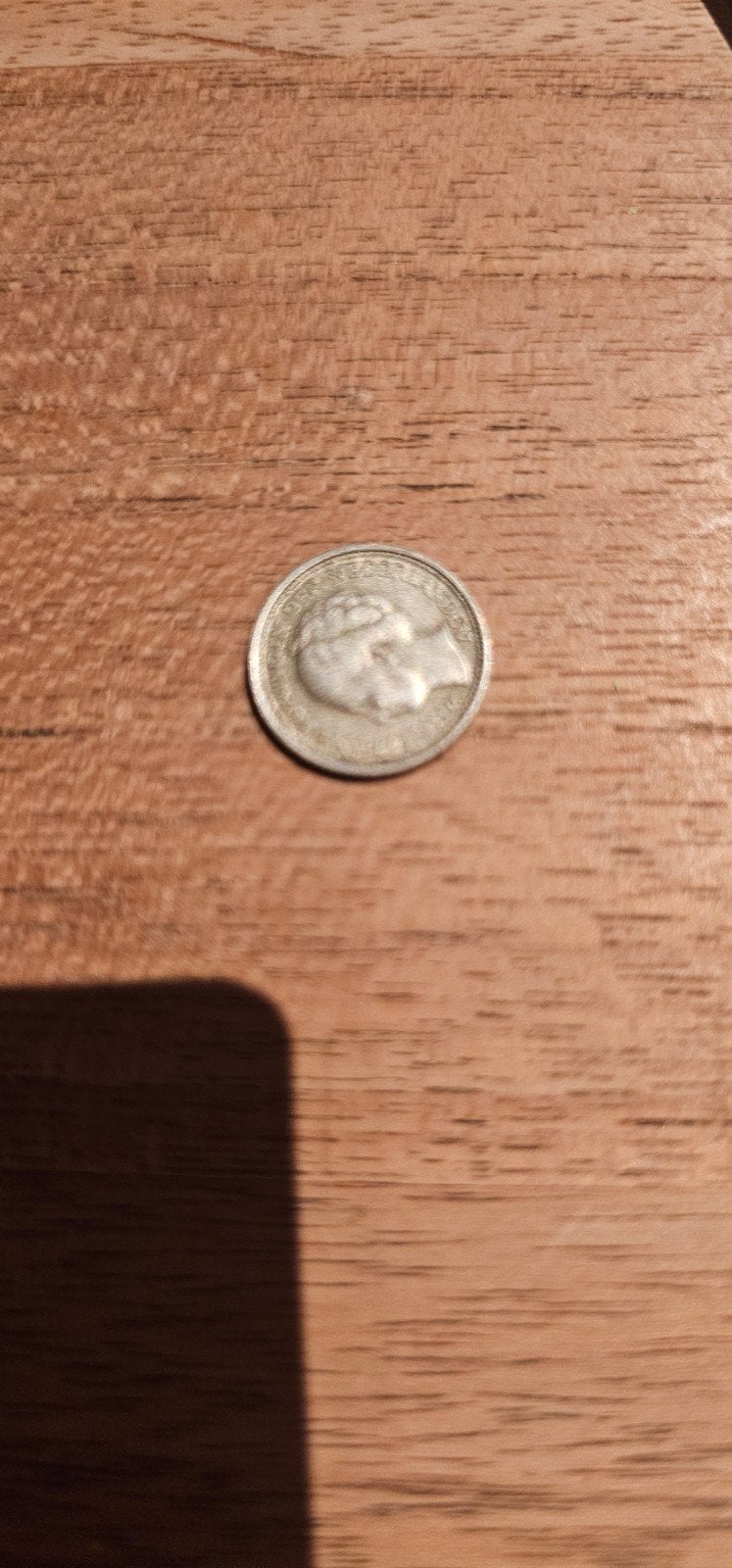 Curacao 10 cents 1943 p, Postzegels en Munten, Ophalen