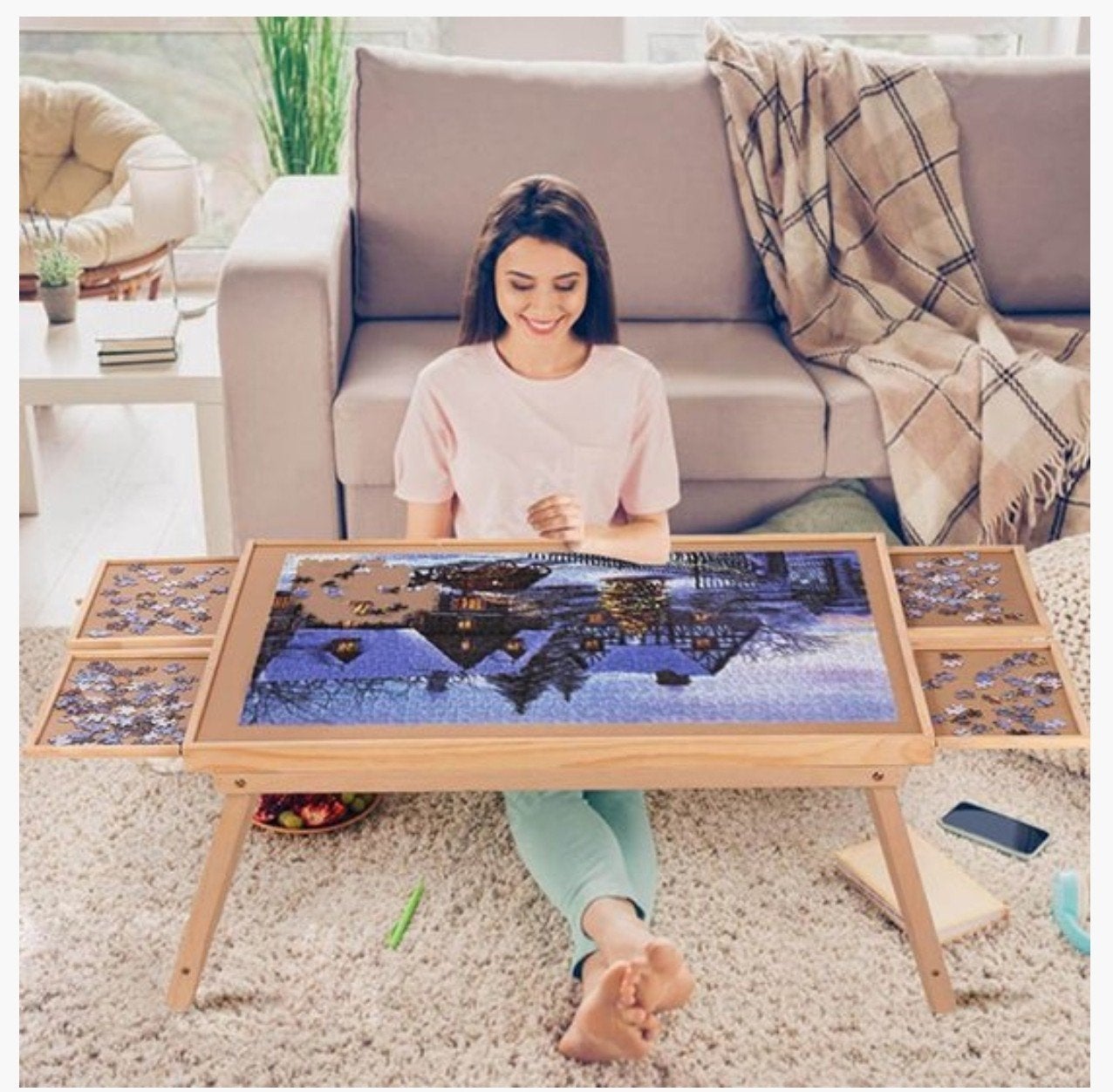 puzzels + puzzel tafel