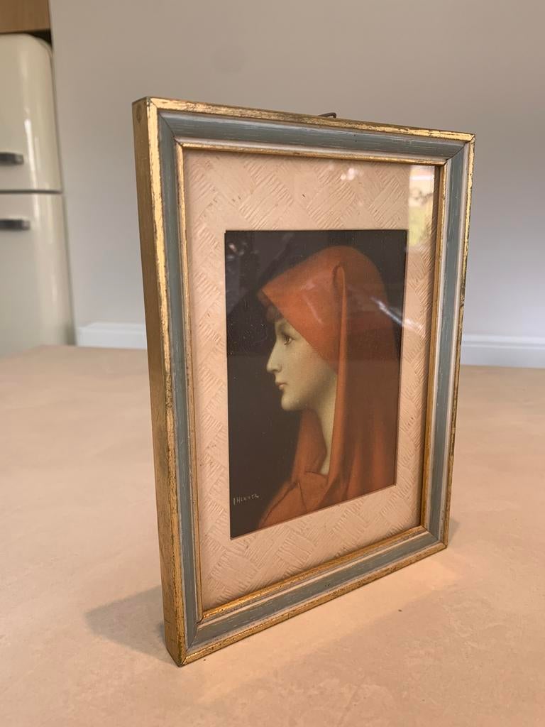 Antiek lijst - fotokader - Henner - gouden lijst 20 x 15cm, Huis en Inrichting, Woonaccessoires | Lijsten, Ophalen of Verzenden