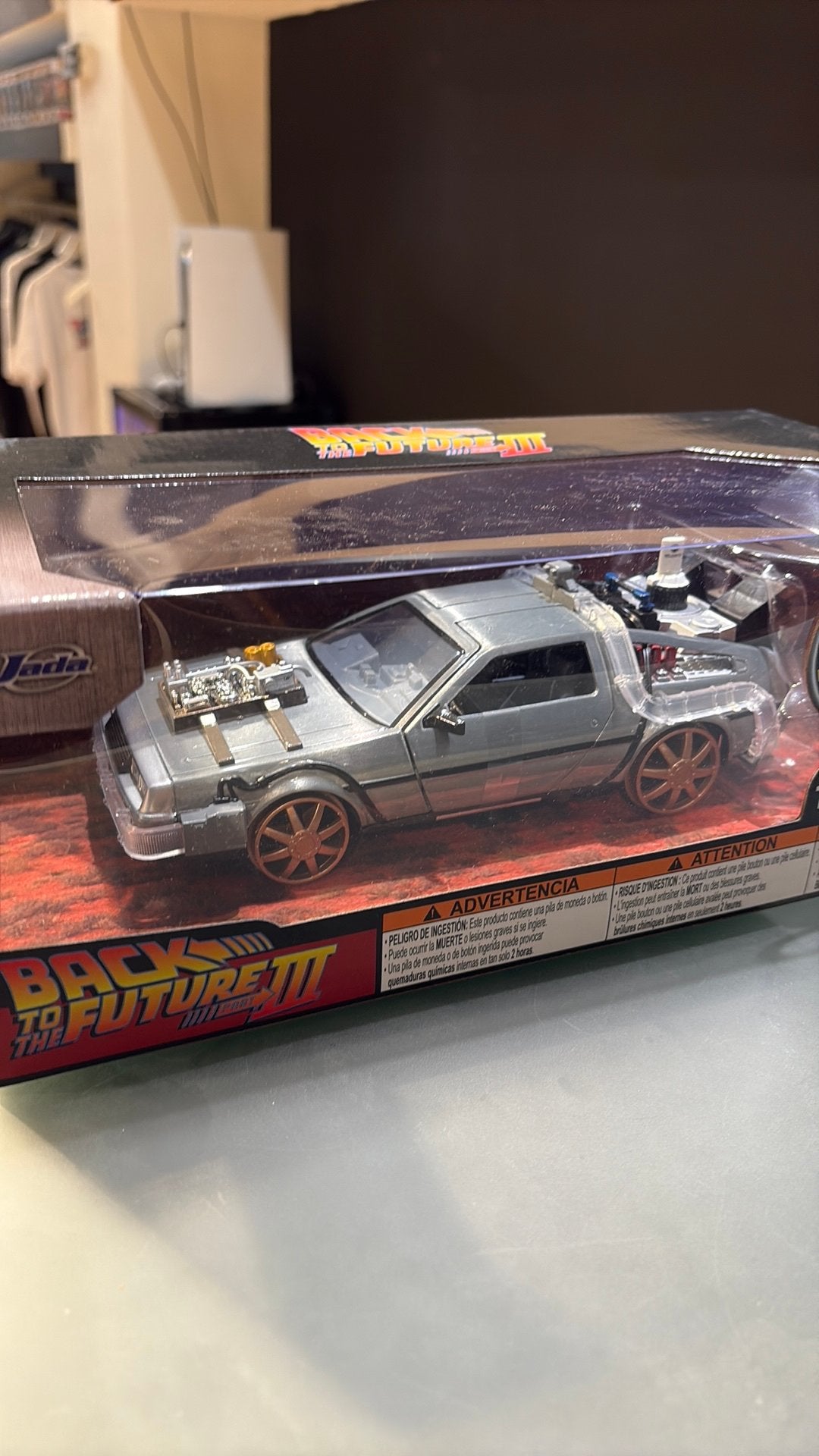 RETOUR VERS LE FUTUR 3 - Time Machine - 1:24, Enlèvement ou Envoi, Comme neuf, Voiture
