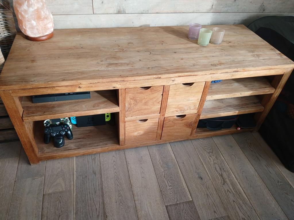 Volle teak TV meubel, Enlèvement