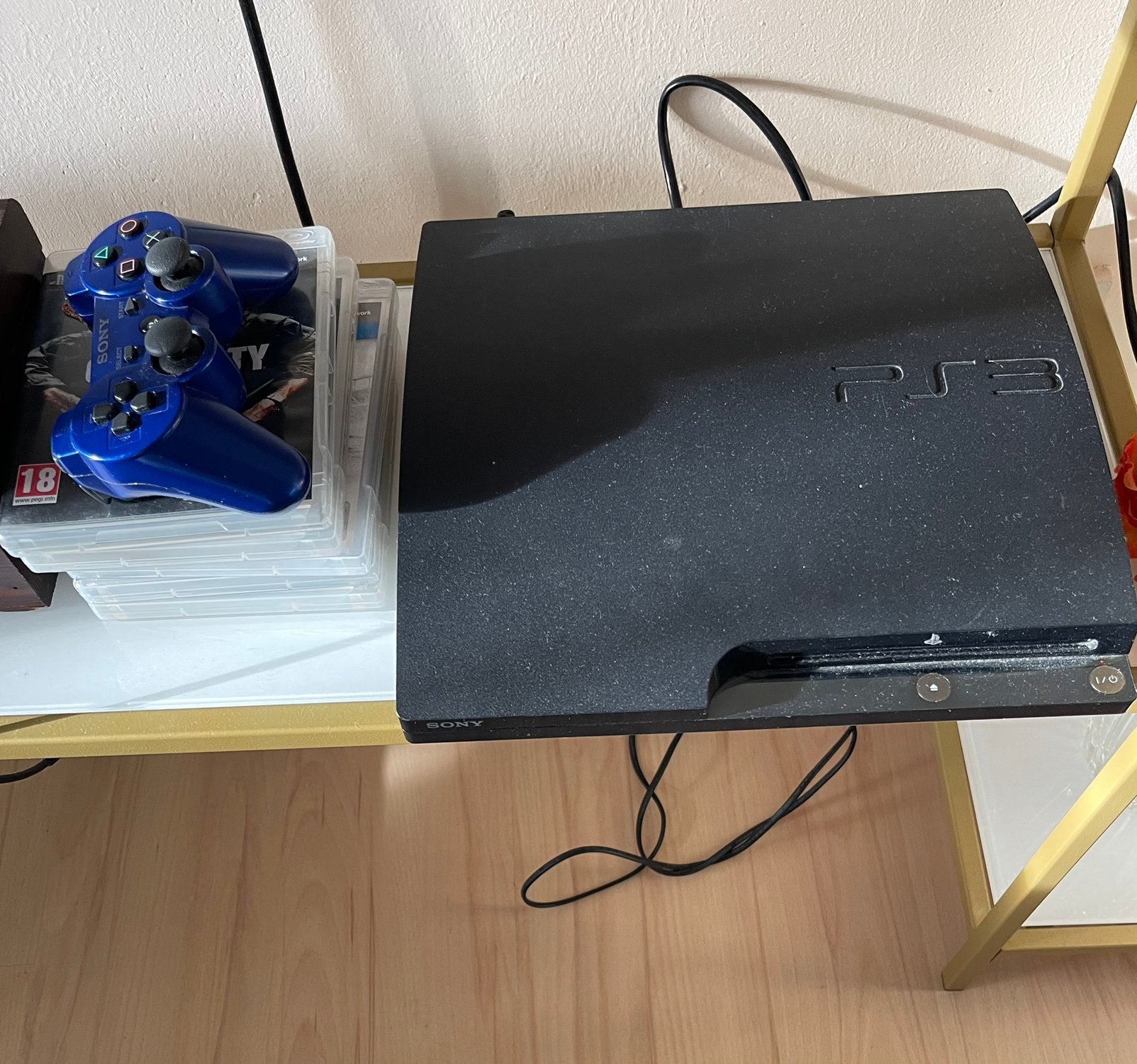 Ps3 + controller + 6 games, Games en Spelcomputers, Spelcomputers | Sony PlayStation 3, Zo goed als nieuw, Met 1 controller, Ophalen