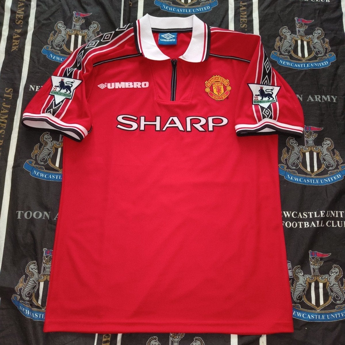 Manchester United David Beckham Voetbalshirt Origineel 1998, Verzenden