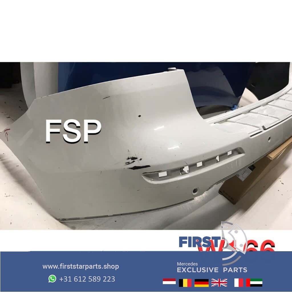 W166 achter bumper WIT origineel Mercedes ML GLE, Gebruikt, -, Ophalen of Verzenden, Achter