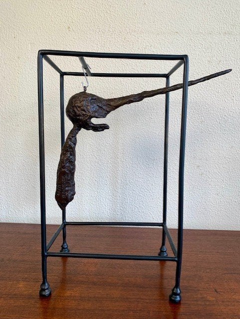Bronzen Beeld Le Nez De Neus Giacometti Gesigneerd Nummer, Antiek en Kunst, Overige onderwerpen, Gemerkt, Ophalen of Verzenden
