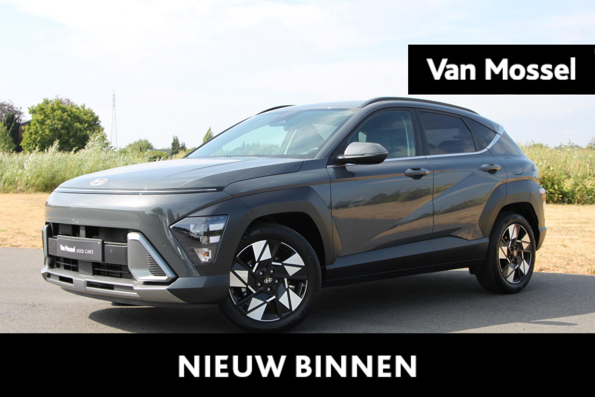Hyundai KONA 1.6 T-GDI 48V Feel Comfort Pack, Autos, Argent ou Gris, Entreprise, Boîte manuelle, Entretenue par le concessionnaire