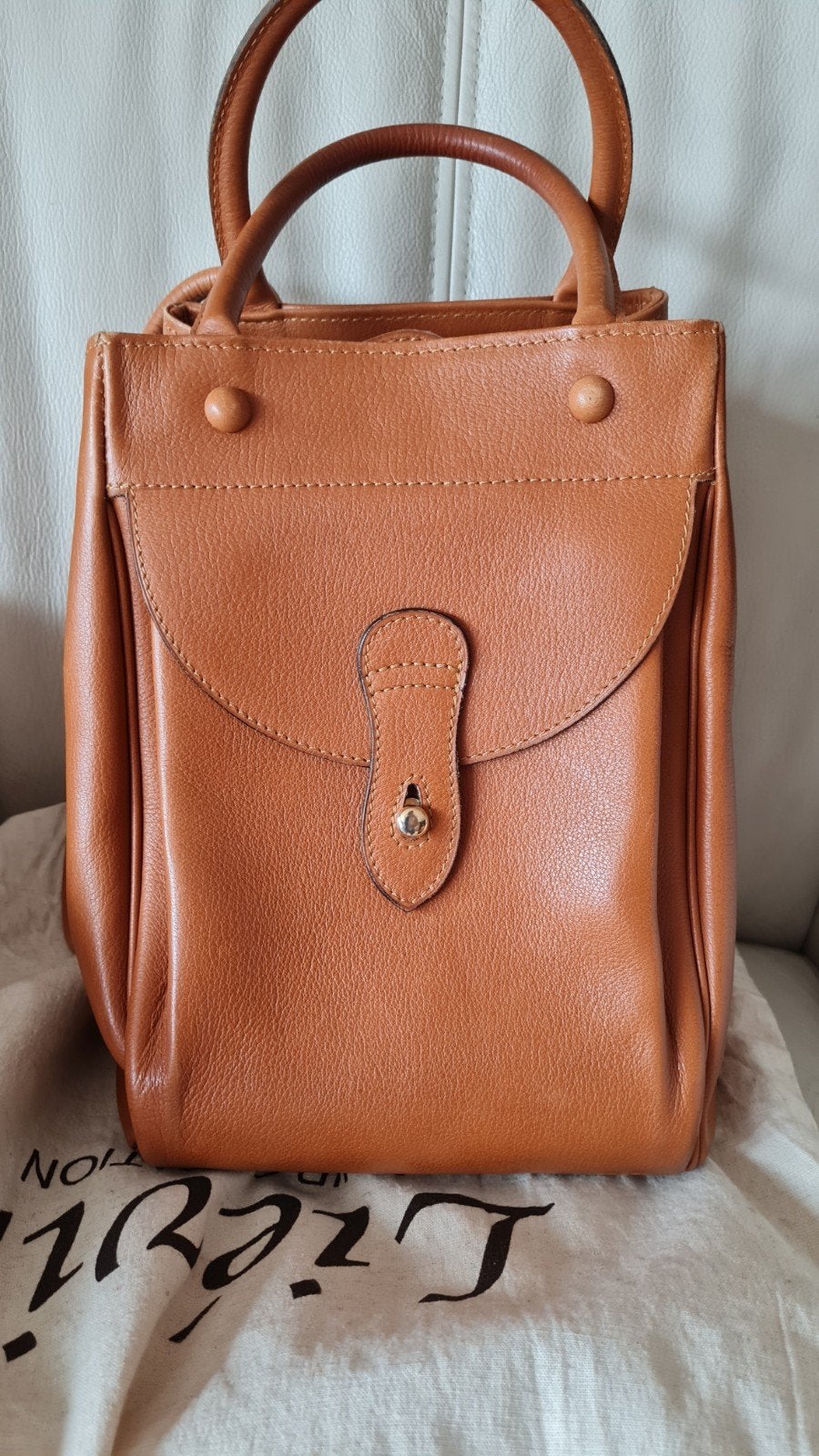 Handgemaakte handtas, /  Lievin Cuir Creation, Ophalen of Verzenden, Handtas