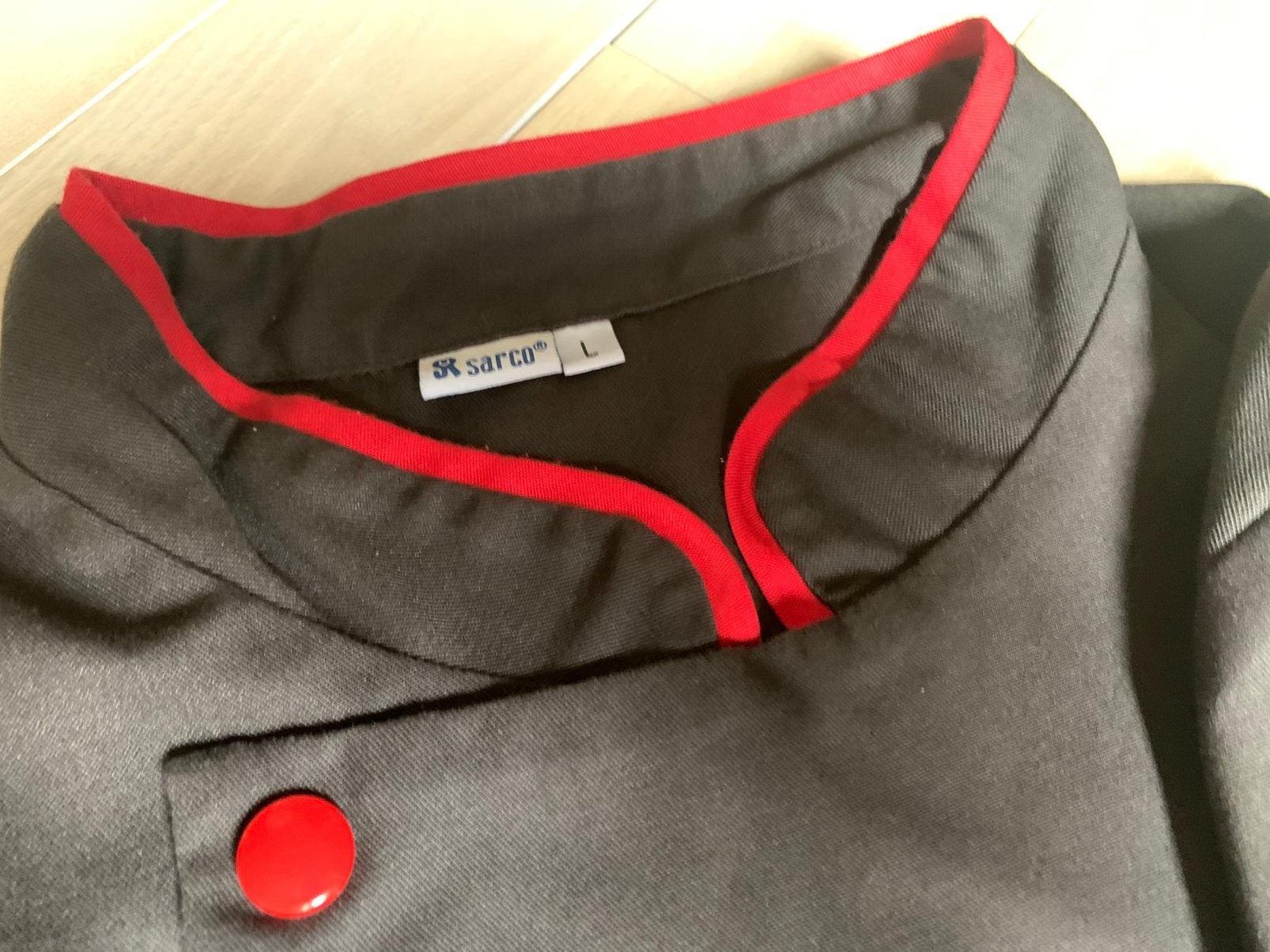 Kokschort Sarco - large, Huis en Inrichting, Keuken | Textiel, Ophalen, Zo goed als nieuw, Bruin