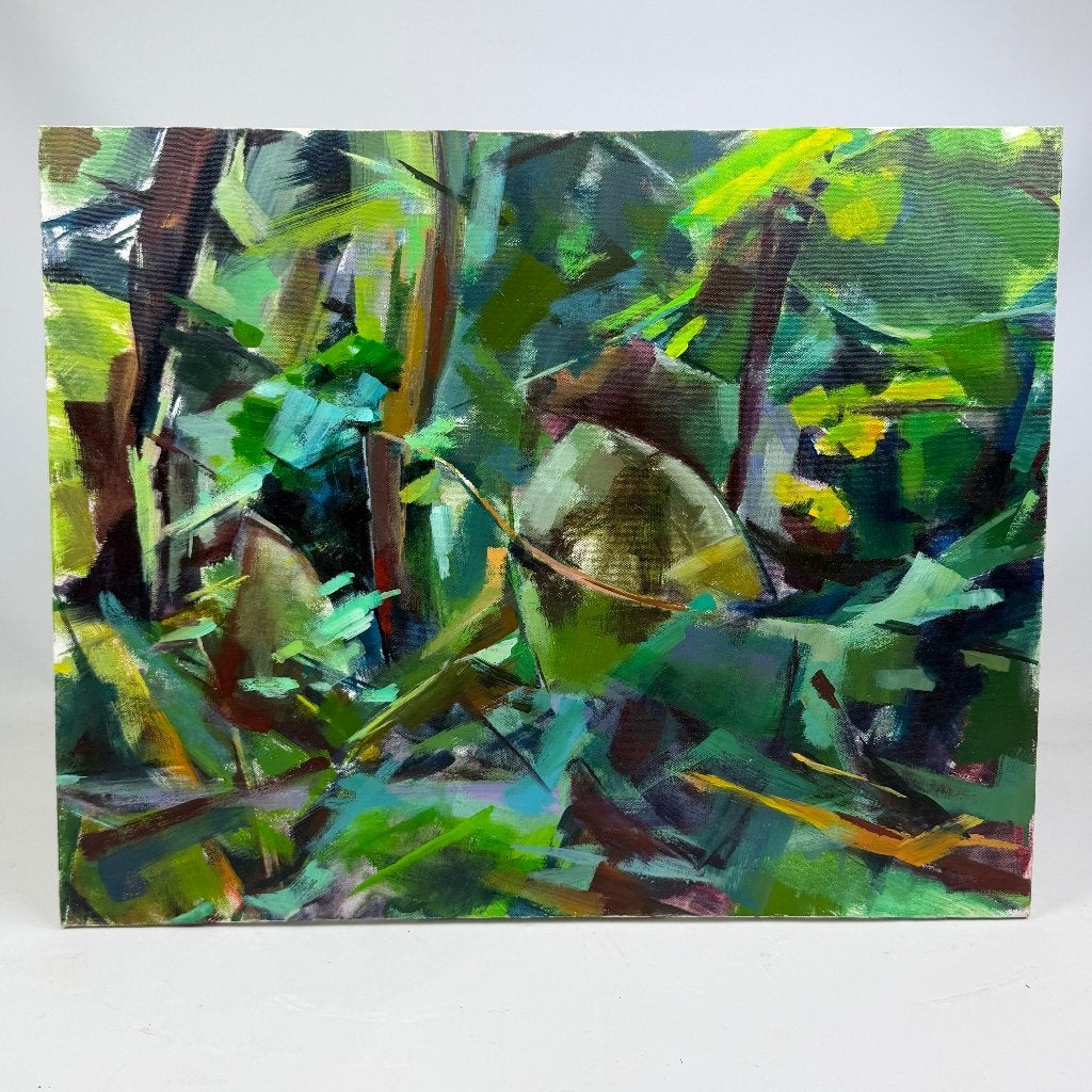 Acryl op doek “Nunhead 10” van Ken Dawson, Abstract, Acrylverf, Ophalen of Verzenden, Overige materialen