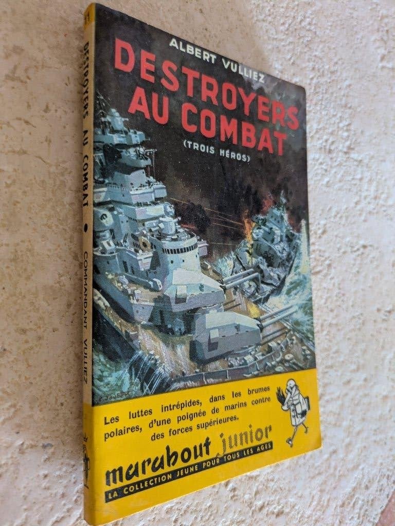 Destroyers au combat (Albert Vulliez)., Livres, Enlèvement ou Envoi, Utilisé, Albert Vulliez.