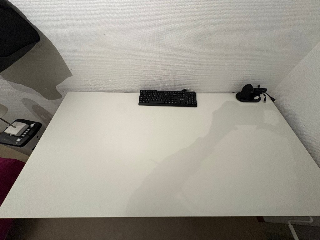 IKEA bureau in hoogte verstelbaar (slinger) 160x80, Ophalen, Zit-sta bureau, 160 cm, Gebruikt