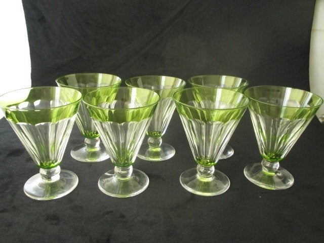 Val Saint Lambert - 6 verres, Antiquités & Art, Enlèvement