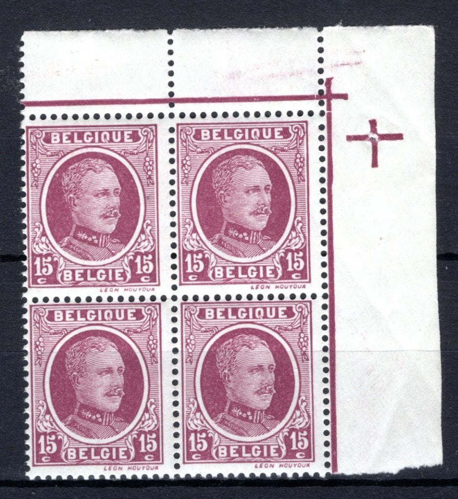 195 MNH 1922 - Z.M. Koning Albert 1 (4 stuks) -1, Verzenden, Postfris, Postfris