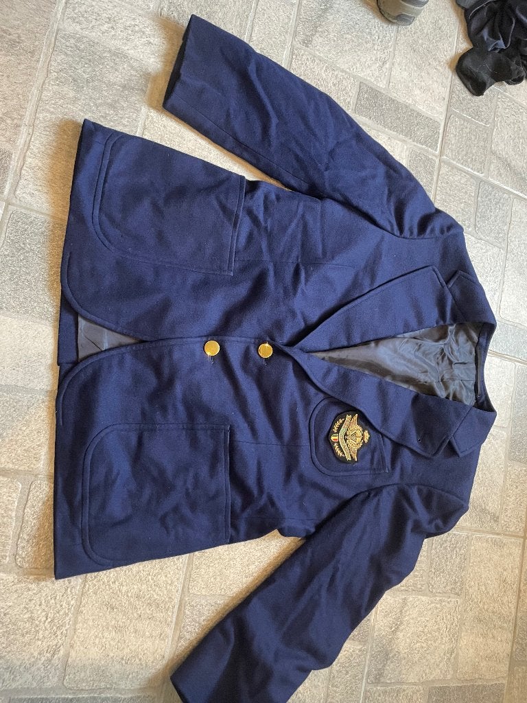 Veste militaire, Enlèvement ou Envoi, Porté, Autres tailles, Bleu