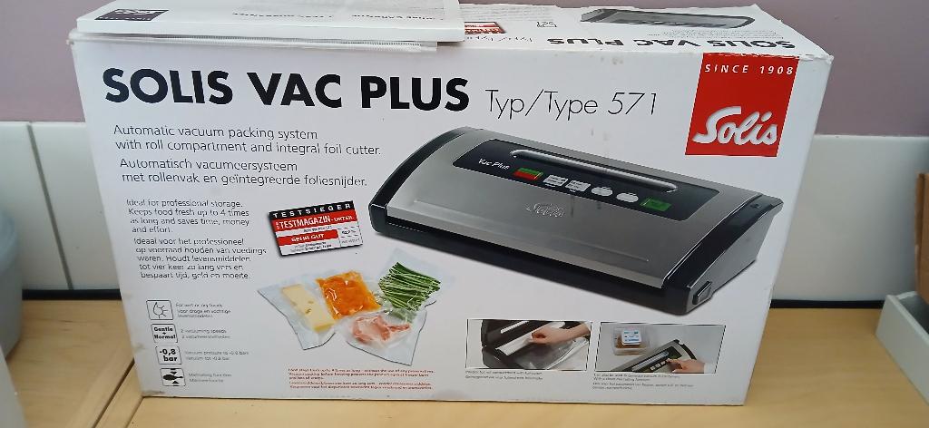 Vacuummachine Solis, Ophalen of Verzenden, Metaal, Overige merken, Overige typen