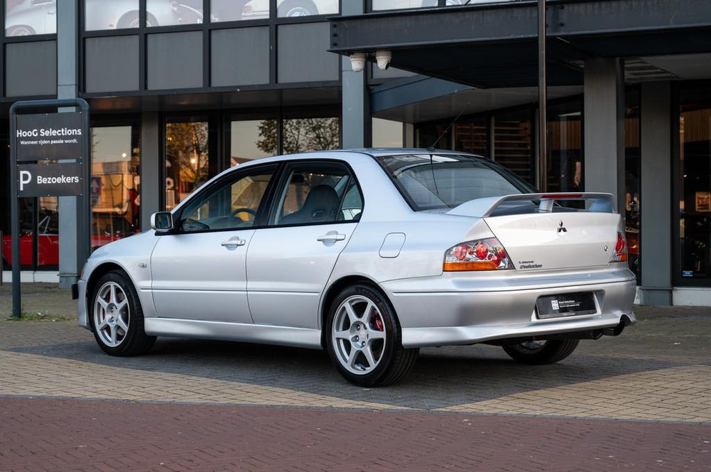 Mitsubishi Lancer Evolution VIII (bj 2004), Auto's, Mitsubishi, 4 deurs, Gebruikt, Zwart, 4 cilinders